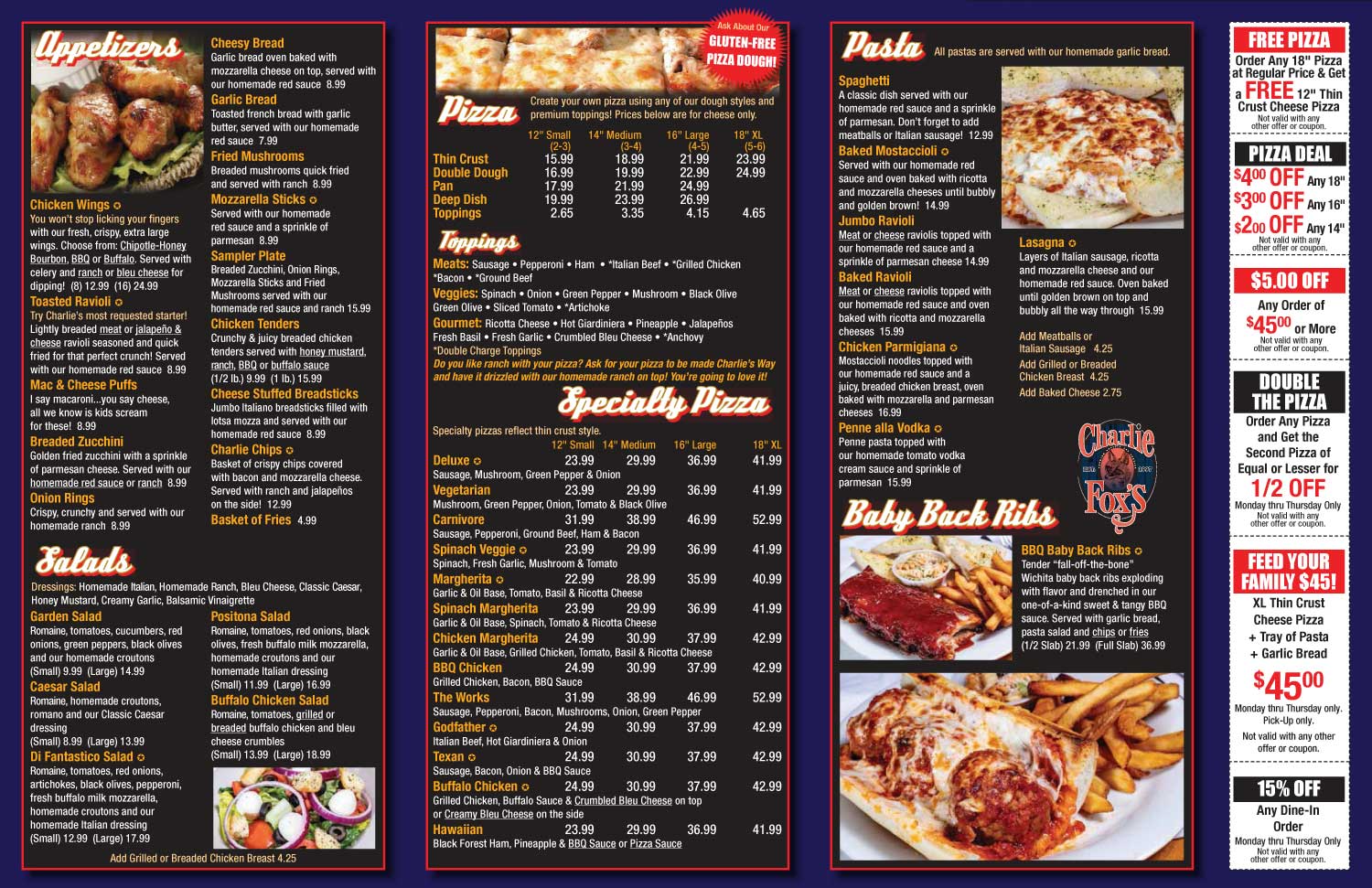 take out menu